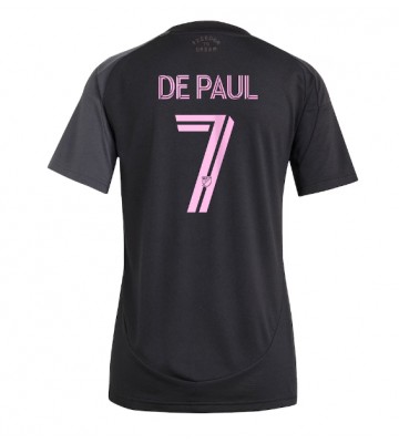 Inter Miami Rodrigo De Paul #7 Seconda Maglia Femmina 2025-26 Manica Corta